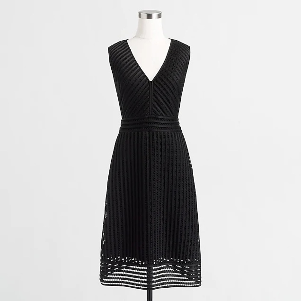 J. Crew | NEW Striped Eyelet Dress